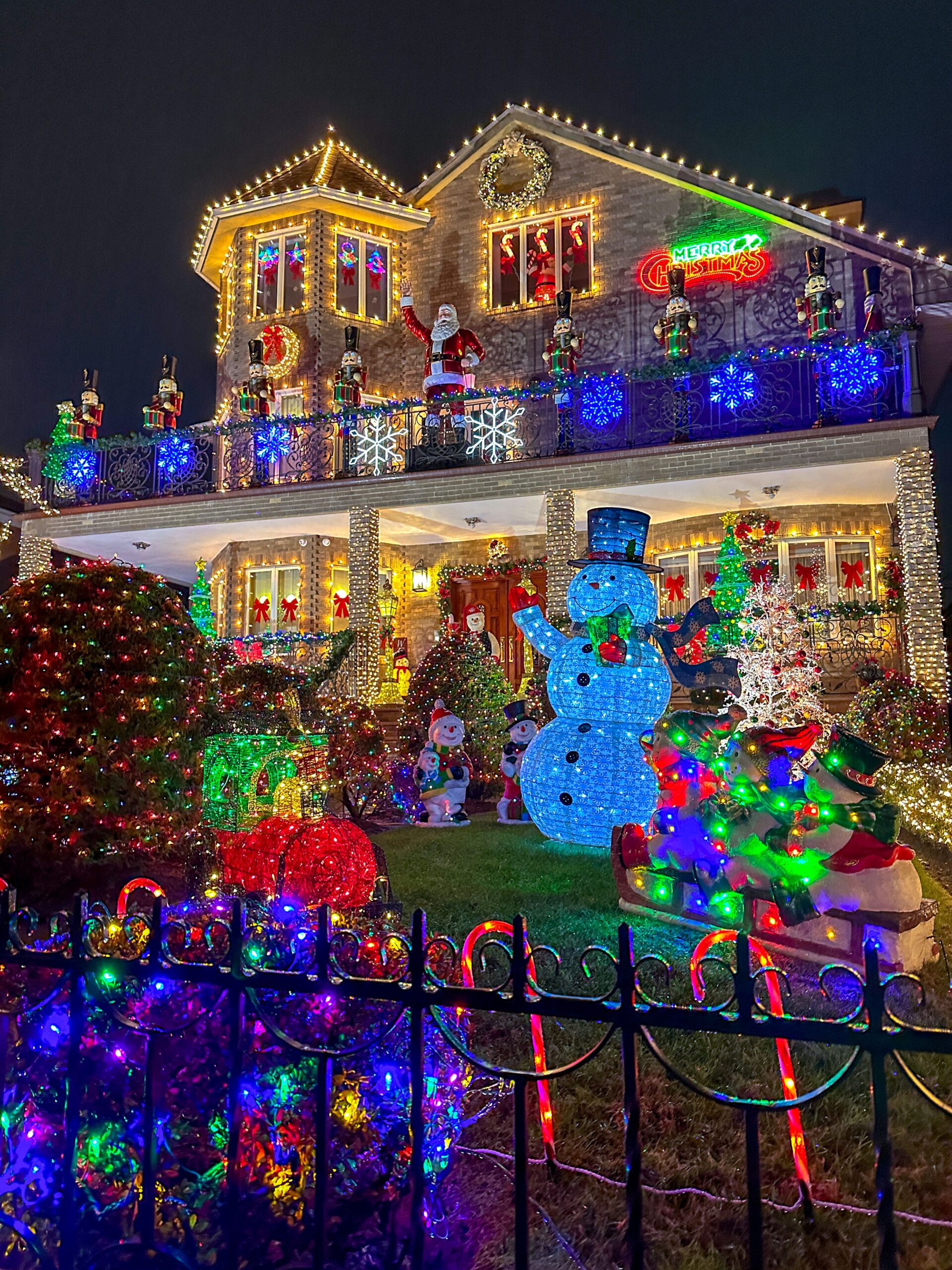 Luci di Natale a Brooklyn Dyker Heights