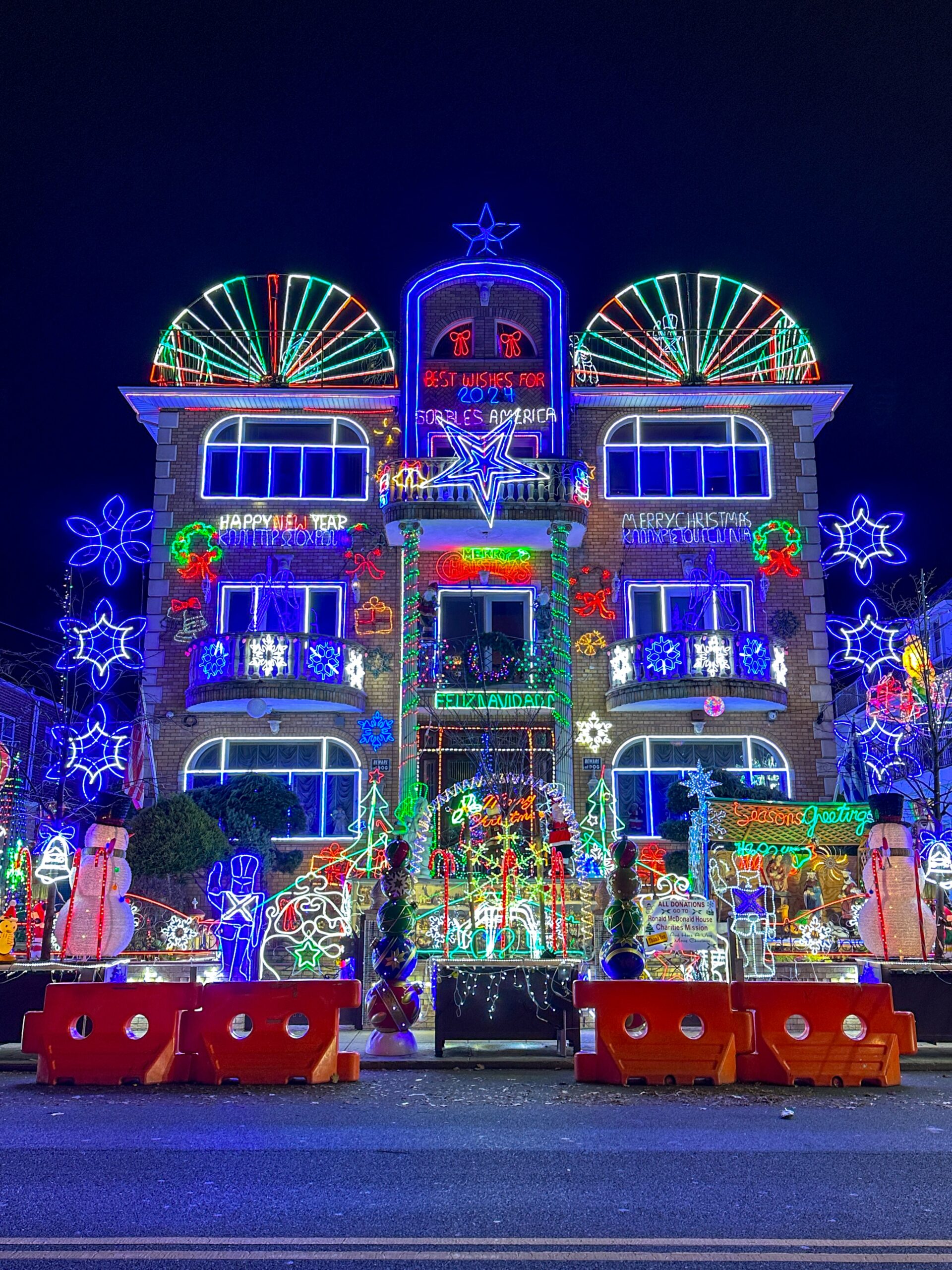 Luci di Natale a Brooklyn Dyker Heights